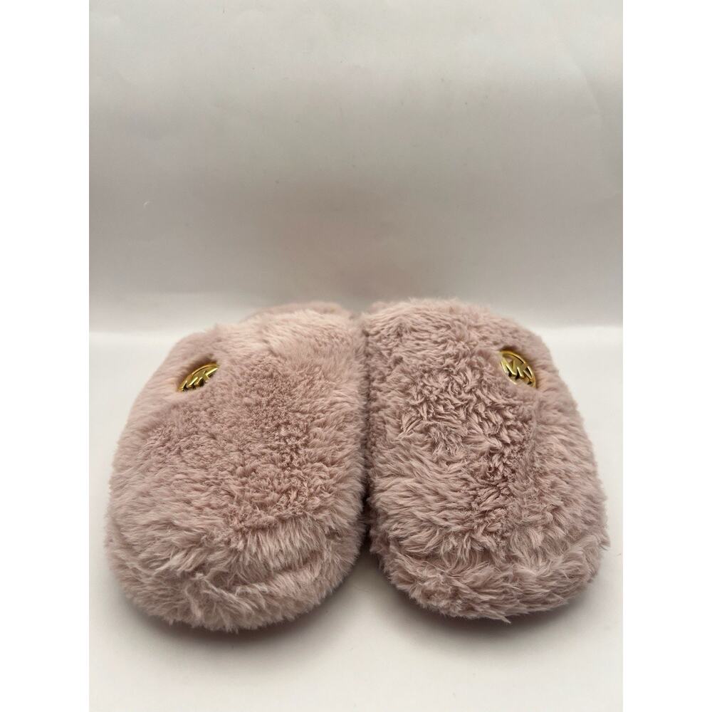 Michael Kors Alexis Faux Fur Pink Slippers Women Size 8 - Picture 5 of 9